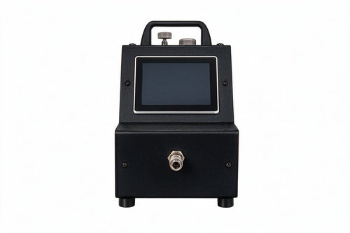 Air Gage Pro M5 dual master digital air gage station, 1 input, front view
