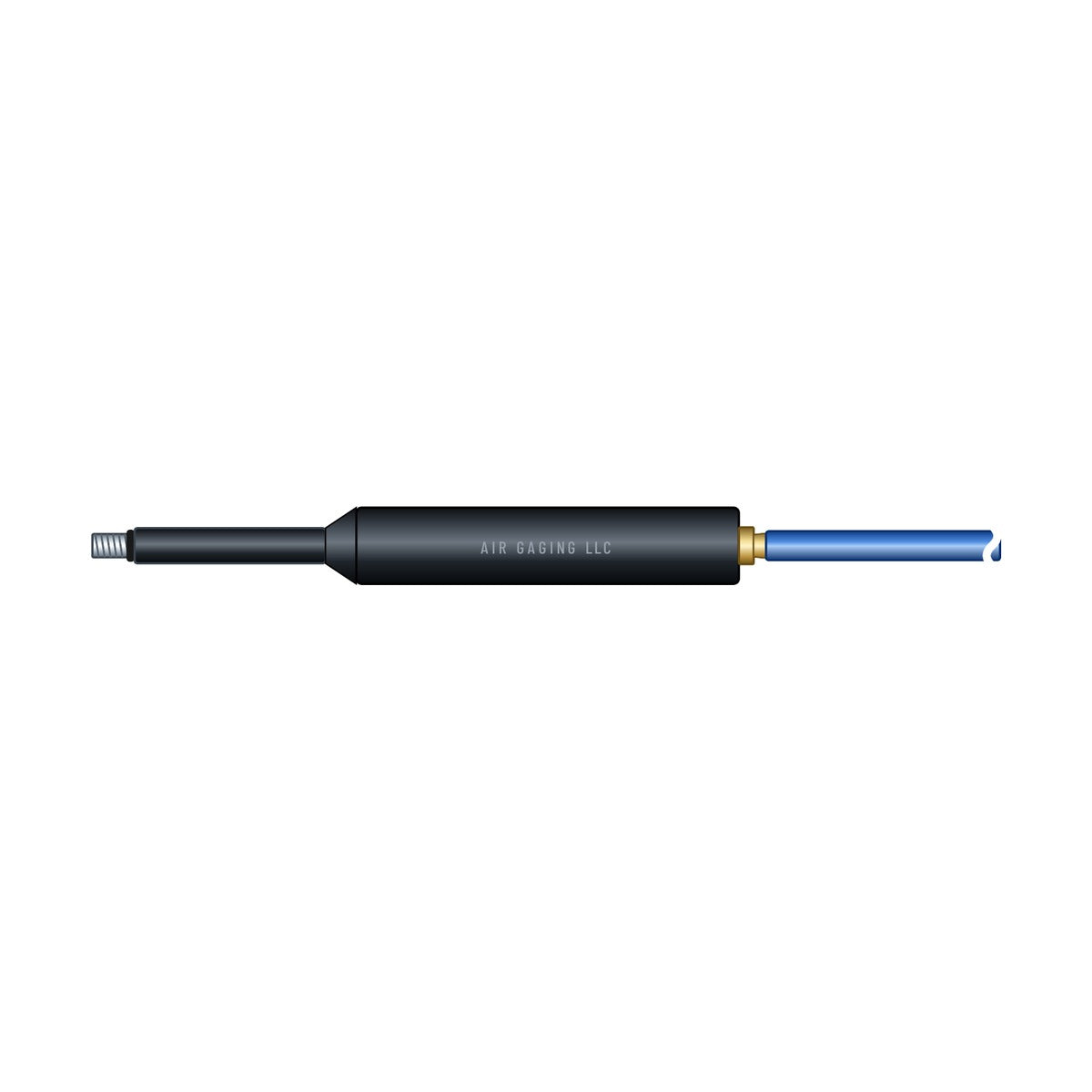 Air probe on a handle and hose assembly