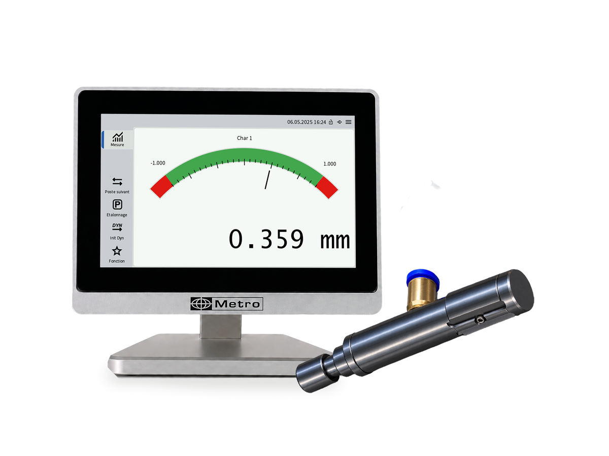 Metro M5 digital air gage display